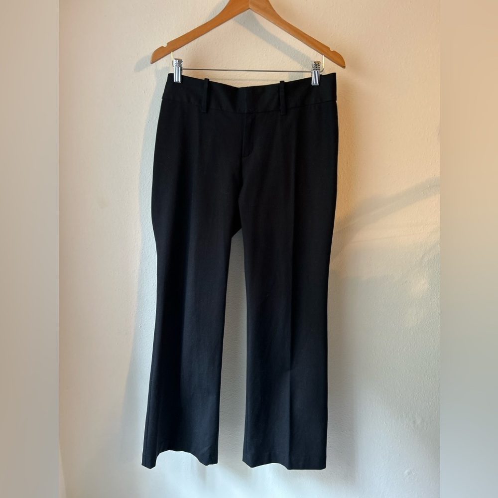 BANANA REPUBLICAN JACKSON FIT BLACK STRETCH PANTS, SLACKS